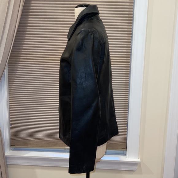Robert Phillipe Black Genuine Leather Jacket - Picture 2 of 8